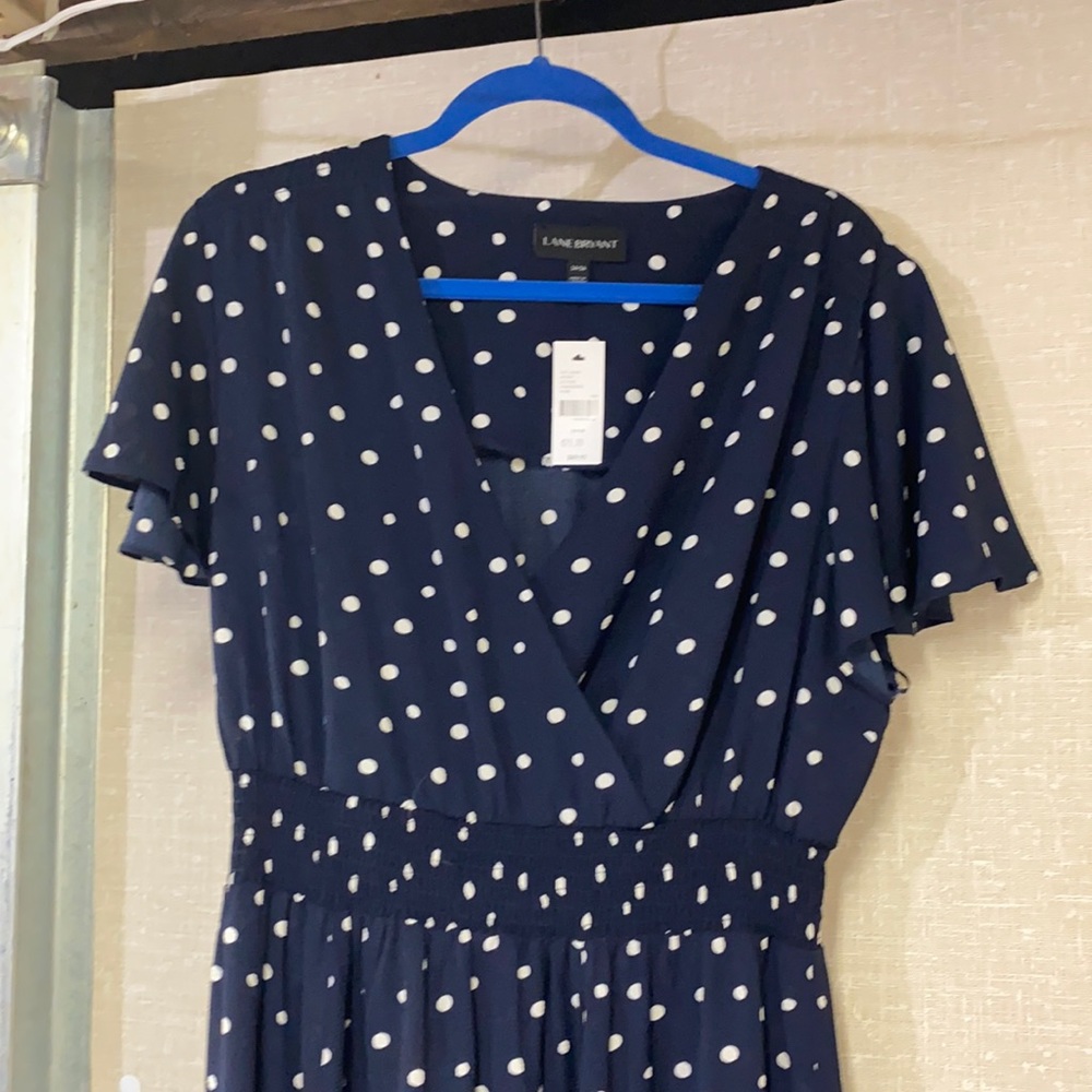 Polkadot Hi low dress from Lane Bryant